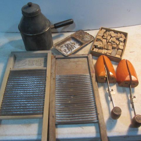 lot 234 image: Washboards, Soap Holder, Stretchers