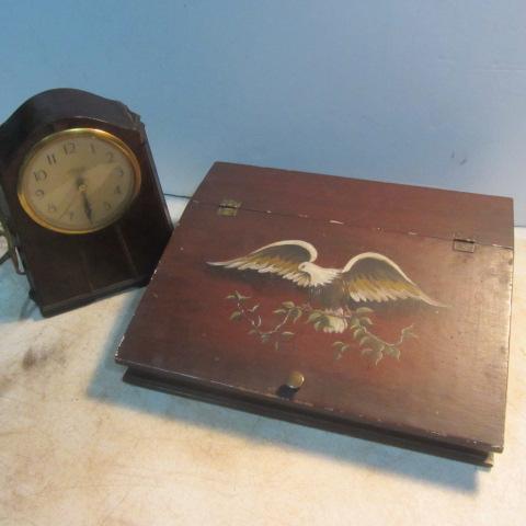 lot 236 image: Ingraham Clock & Lap Desk