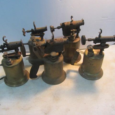 lot 24 image: Brass Blow Torches