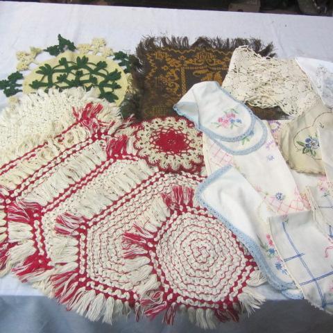 lot 336 image: Woven & Embroidered Fancy Work