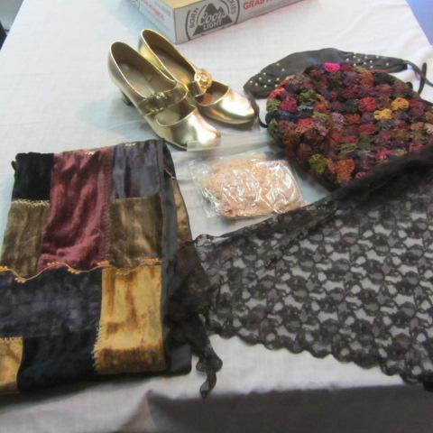 lot 346 image: Dance Shoes, Hats, Scarves