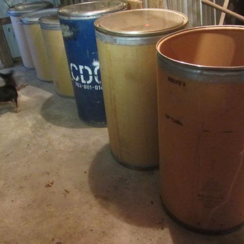lot 354 image: Cardboard Barrels