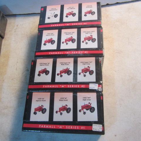 lot 70 image: Farmall M Series Toy Tractors