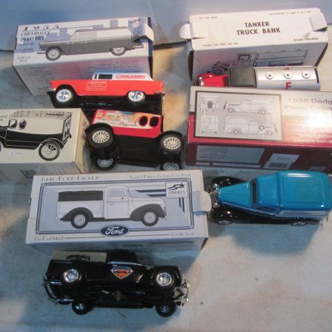 lot 99 image: Ertl Truck Banks