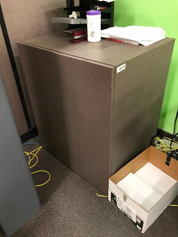 lot 106 image: 2-Door Storage Cabinet 31" x 35" x ...