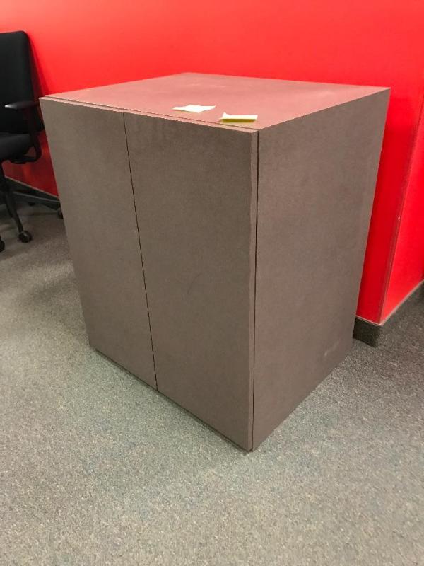 lot 106A image: 2-Door Storage Cabinet 31 x 35 x 26-12 ad...