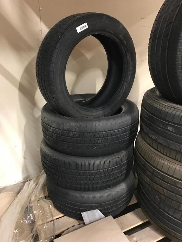 lot 110 image: (4) Hankook Optimo H725A P22550 R17 935 Tire...