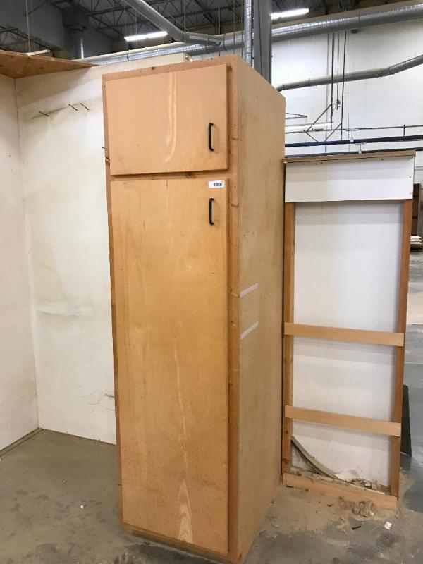 lot 133 image: 2-Door Storage lockwe 24" w x 30" d...