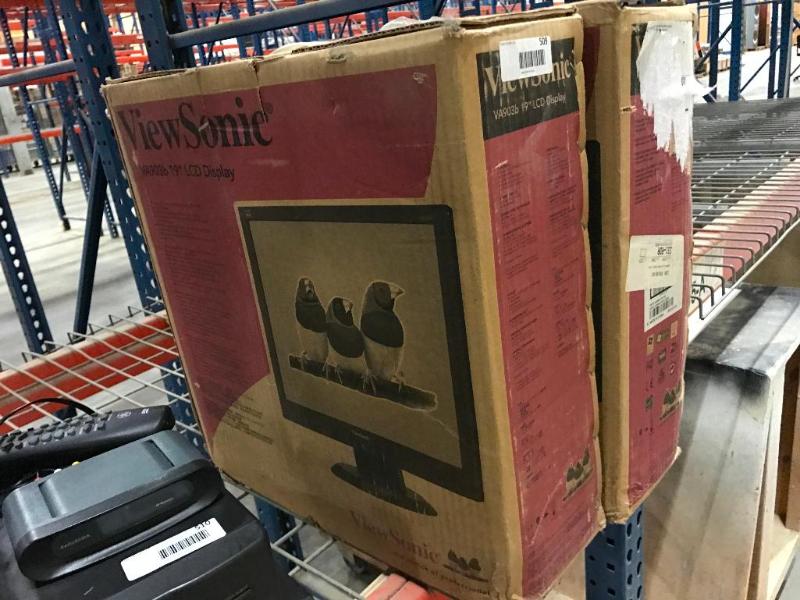lot 145 image: (2) ViewSonic&nbspVA903b 19" LCD Displa...