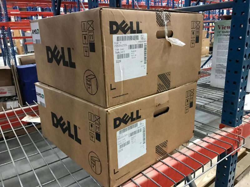 lot 151 image: (2) New in Box Dell Optiplex 740 Computer AMD...