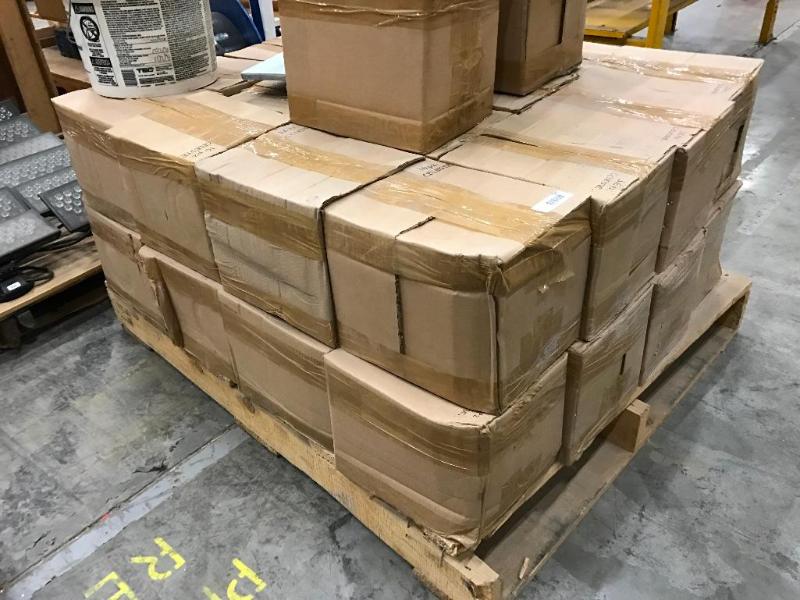 lot 157 image: (32) boxes of 8" Square Celeste Tiles 1...