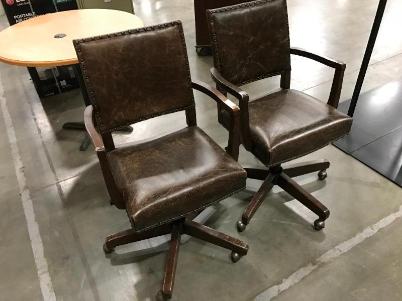 2 Pottery Barn Office Chairs 3390234 Manche Late