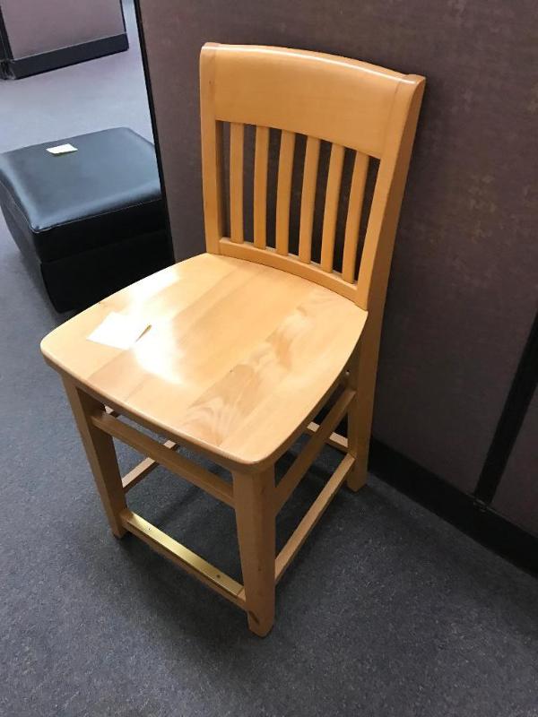 lot 80A image: Wood Chair...