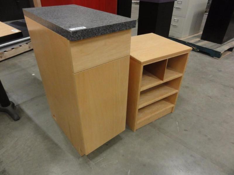 lot 87 image: (2) pieces of furniture (1) 14" x 25&quo...