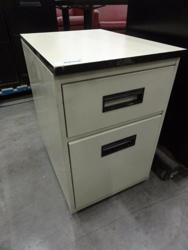lot 88 image: 2- Door desk Cabinet Formica Top 20-12 x 15 ...