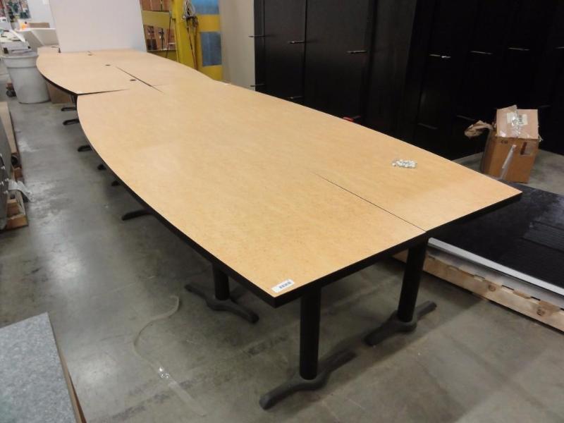 lot 96 image: (2) large tables 24" at end, 30" in...