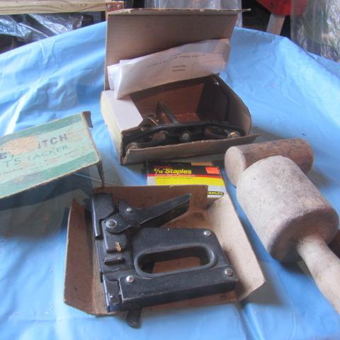 Drill Press Attachment, Staple Gun
