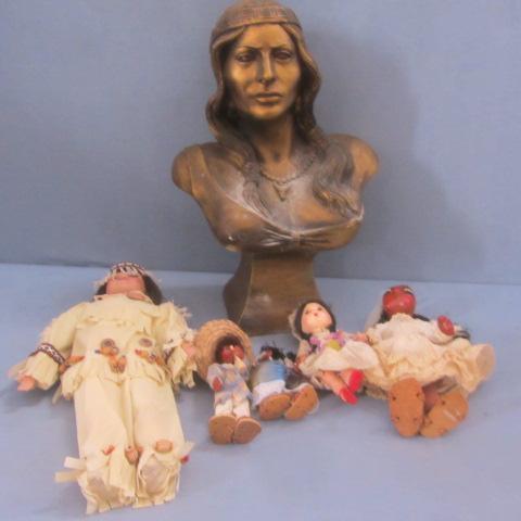 Native American, Mexican Dolls