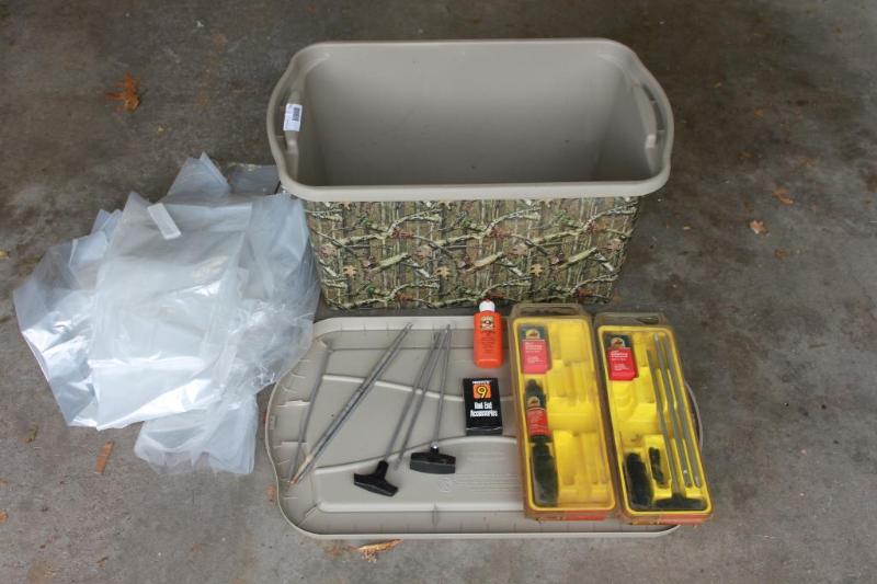 lot 148 image: Gun cleaning accessories. Please inspect for ...