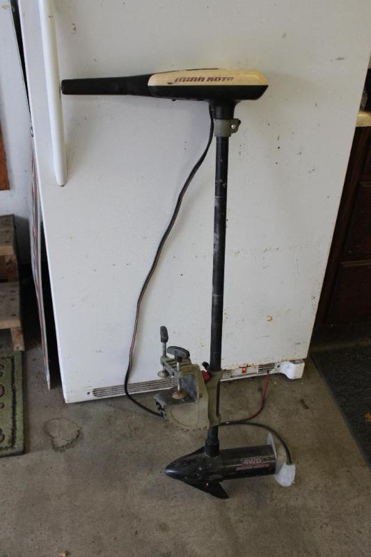 lot 161 image: Electric Trolling Motor for fishing boat. Ple...