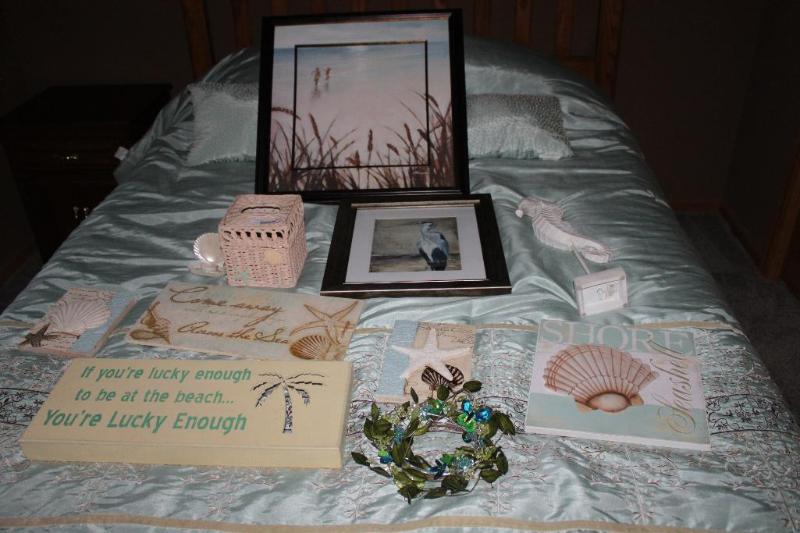 lot 169 image: Nautical Themed Decor, as pictured. Please in...