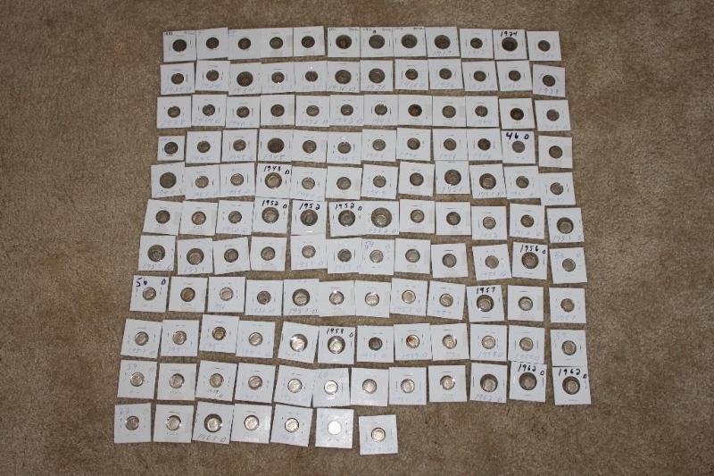 lot 88 image: Large Dime Collection from 1883-1960s. Over ...
