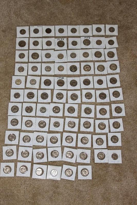 lot 91 image: Large Quarter collection from 1929-1976...