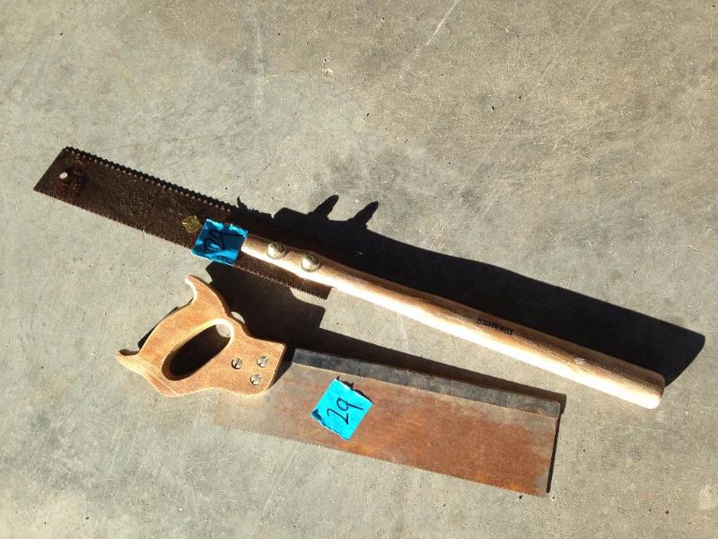 2 hand saws