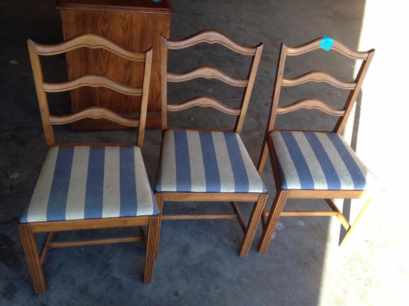 Wooden chairs