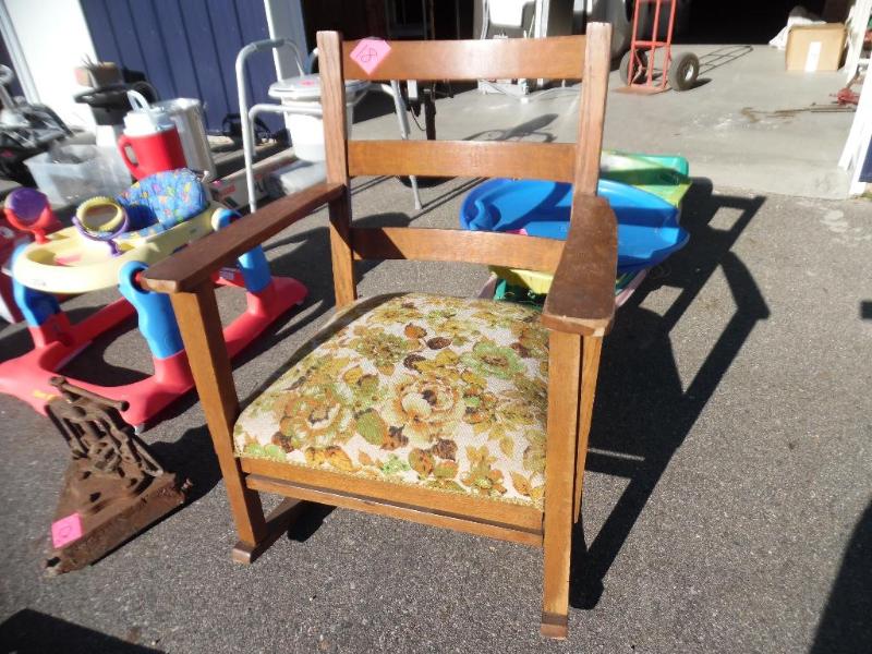 Vintage wooden rocker