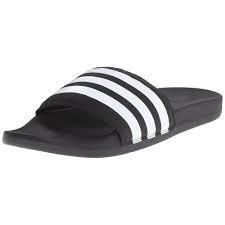 adidas Mens Adilette Supercloud Plus Slide Sandal - BlackWhite