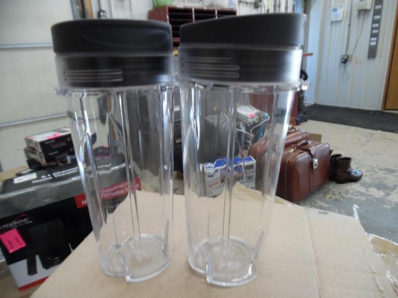 Ninja 16-Oz. Single-Serve Cups with Lids Set of 2 for Ninja BL660