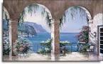 Mediterranean Arches Mural