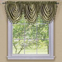 Ombre 46 x 42 Waterfall Valance - Sage