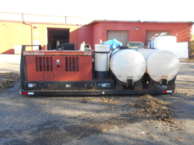 Ditch Witch  FP-35 Mounted to a Steel Truck Bed