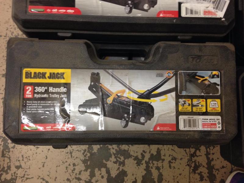 Hydraulic trolley jack