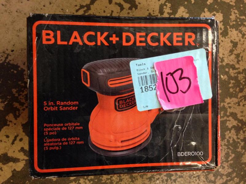 Black & Decker orbit sander
