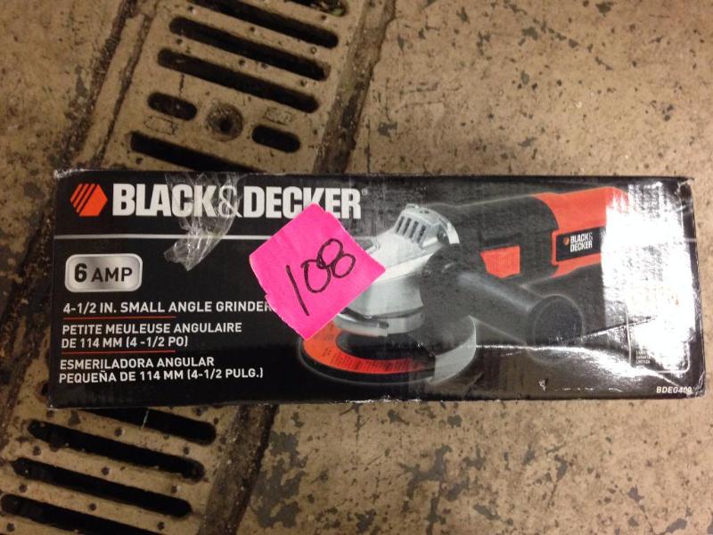 Black & Decker grinder