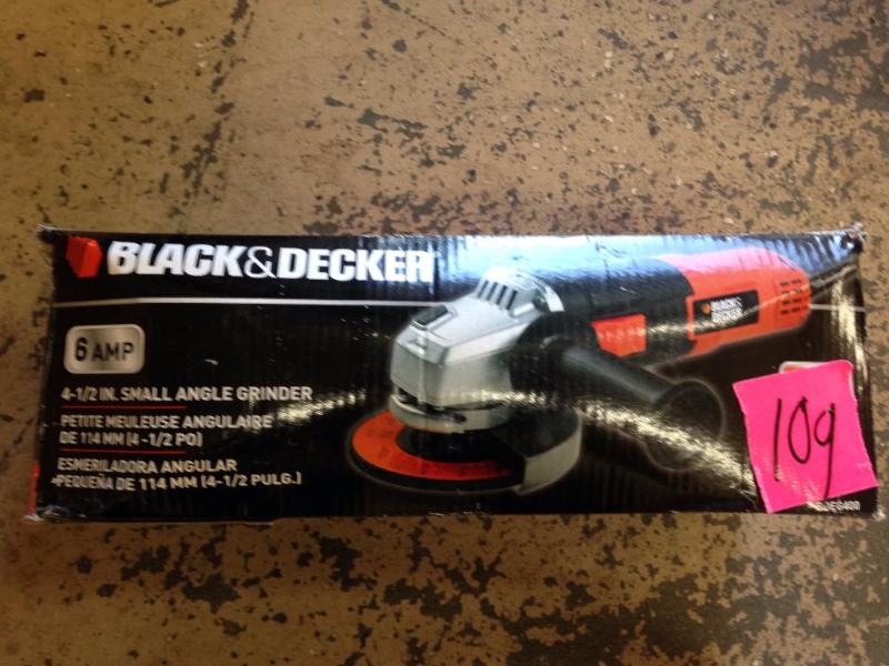 Black & Decker grinder