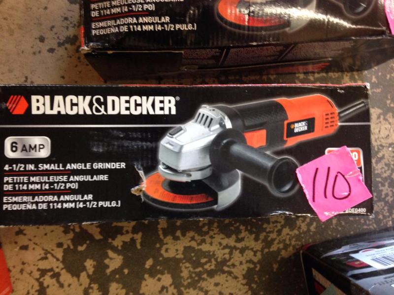 Black & Decker grinder