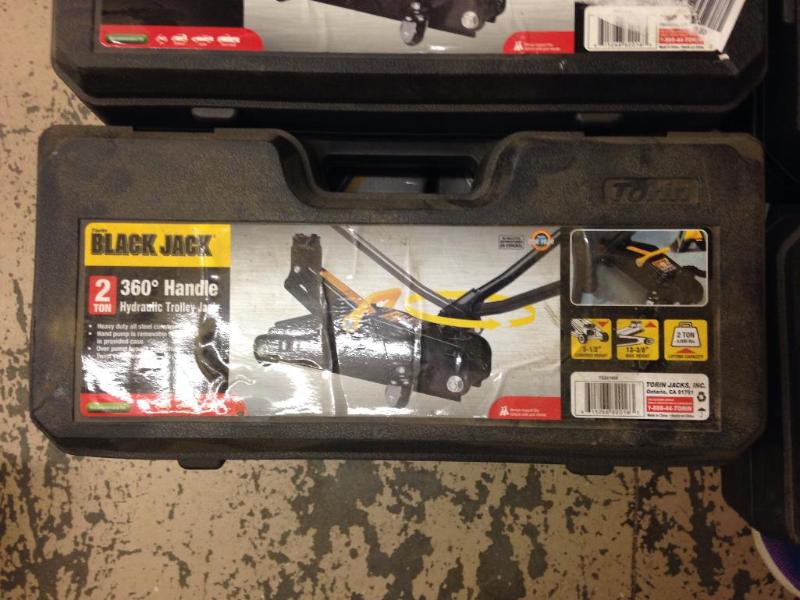 Hydraulic trolley jack
