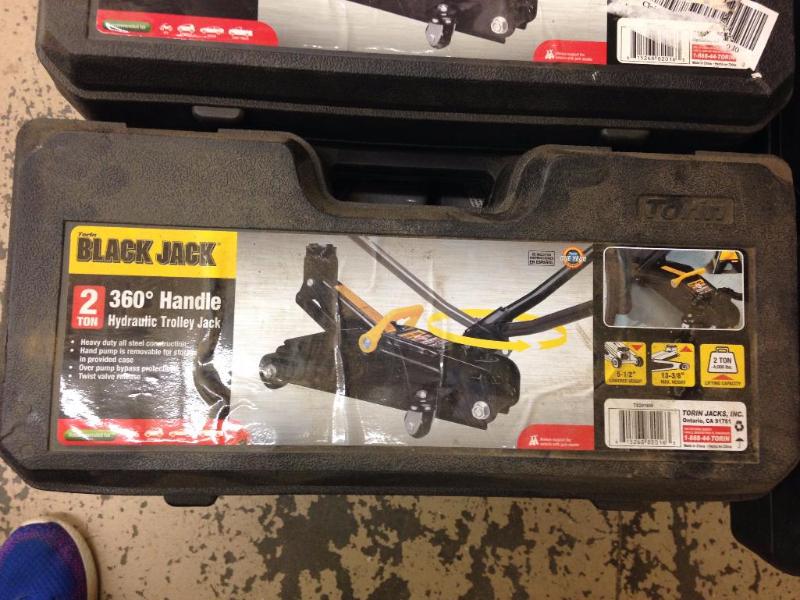 Hydraulic trolley jack