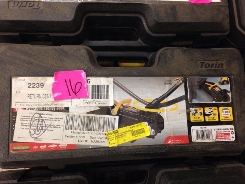 Hydraulic trolley jack