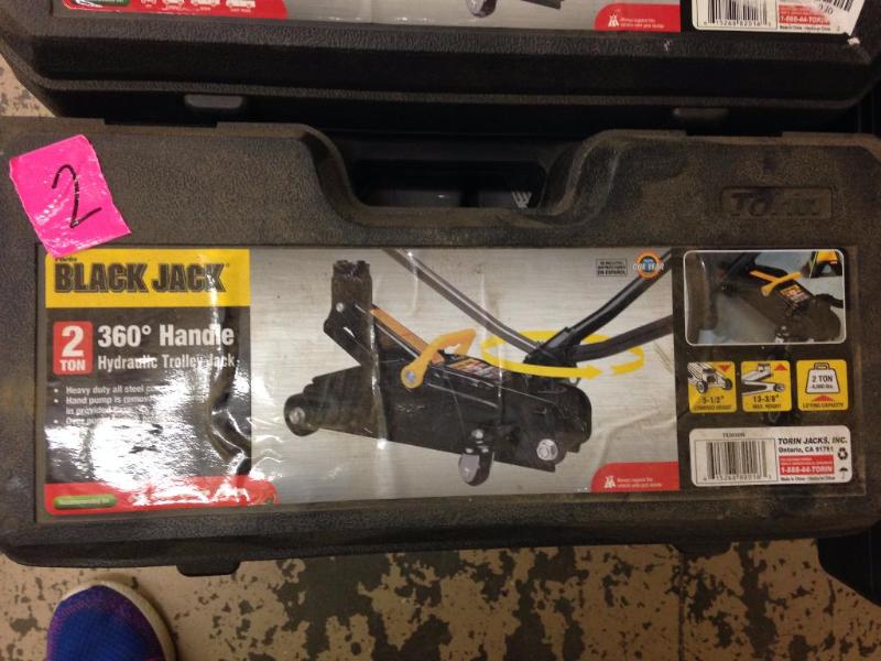 Hydraulic trolley jack