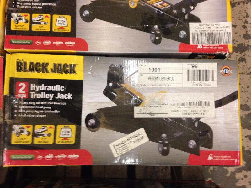 Hydraulic trolley jack