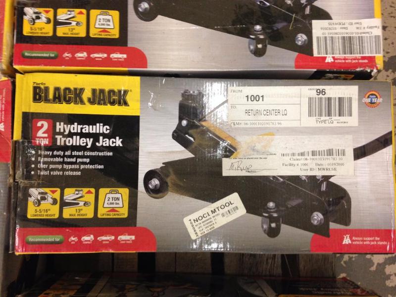 Hydraulic trolley jack