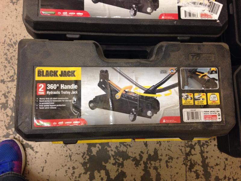 Hydraulic trolley jack