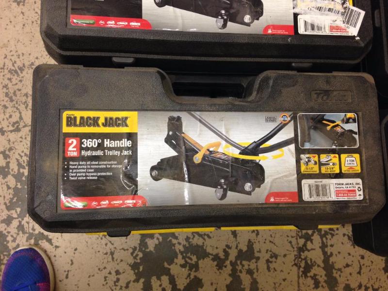 Hydraulic trolley jack