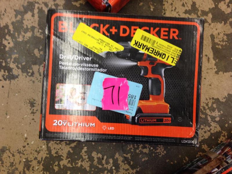 Black & Decker drill