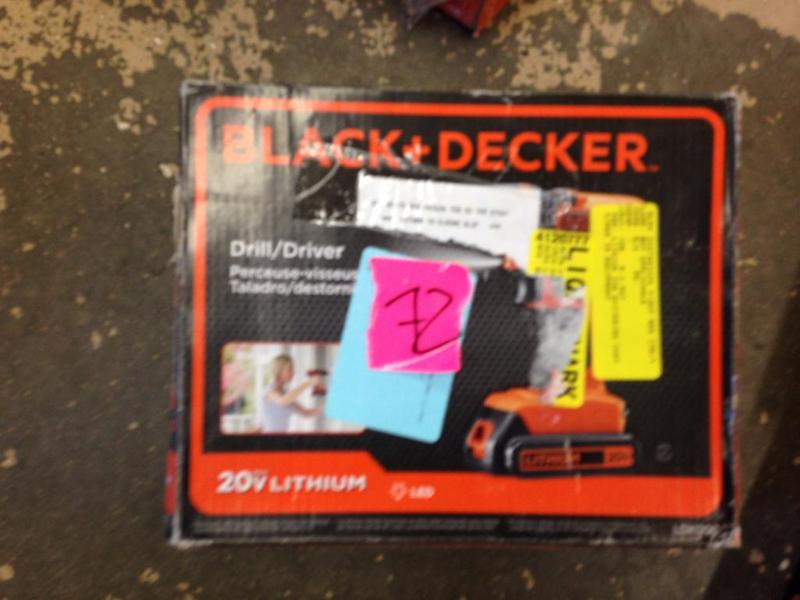 Black & Decker drill